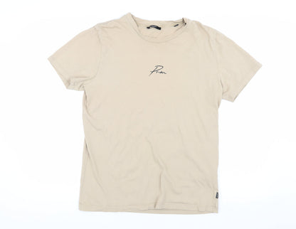 Mens UK Size L JACK & JONES Beige  T-Shirt