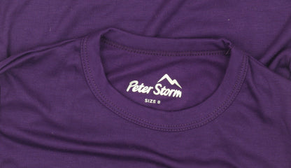 Peter Storm Women’s Purple T-Shirt Size 8