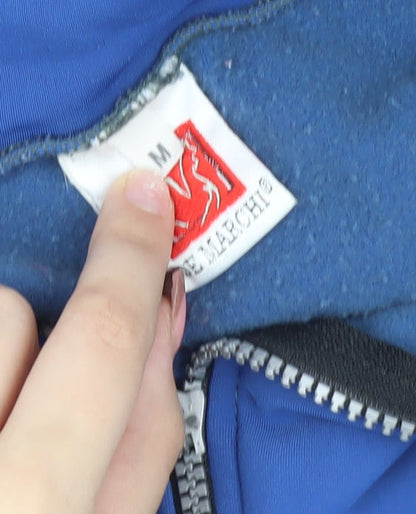 Mens UK Size M De Marchi Blue Basic Jacket