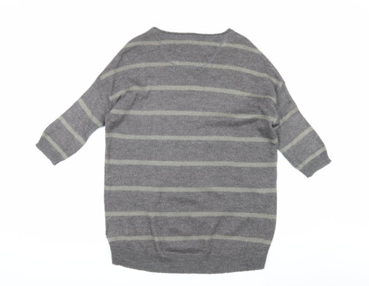 Womens UK Size 10 White Stuff Grey Pullover Jumper