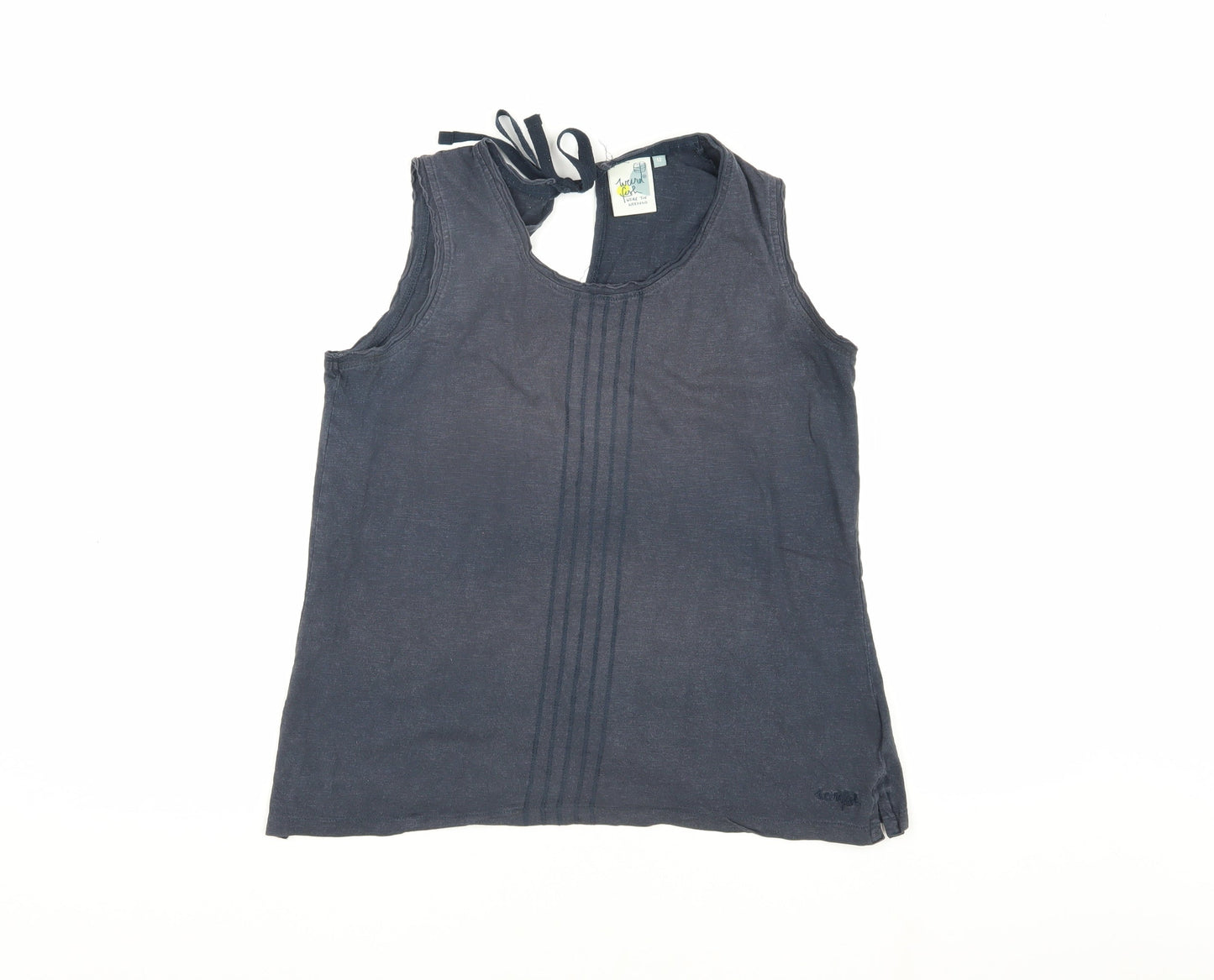 Womens UK Size 12 Weird Fish Blue  Tank