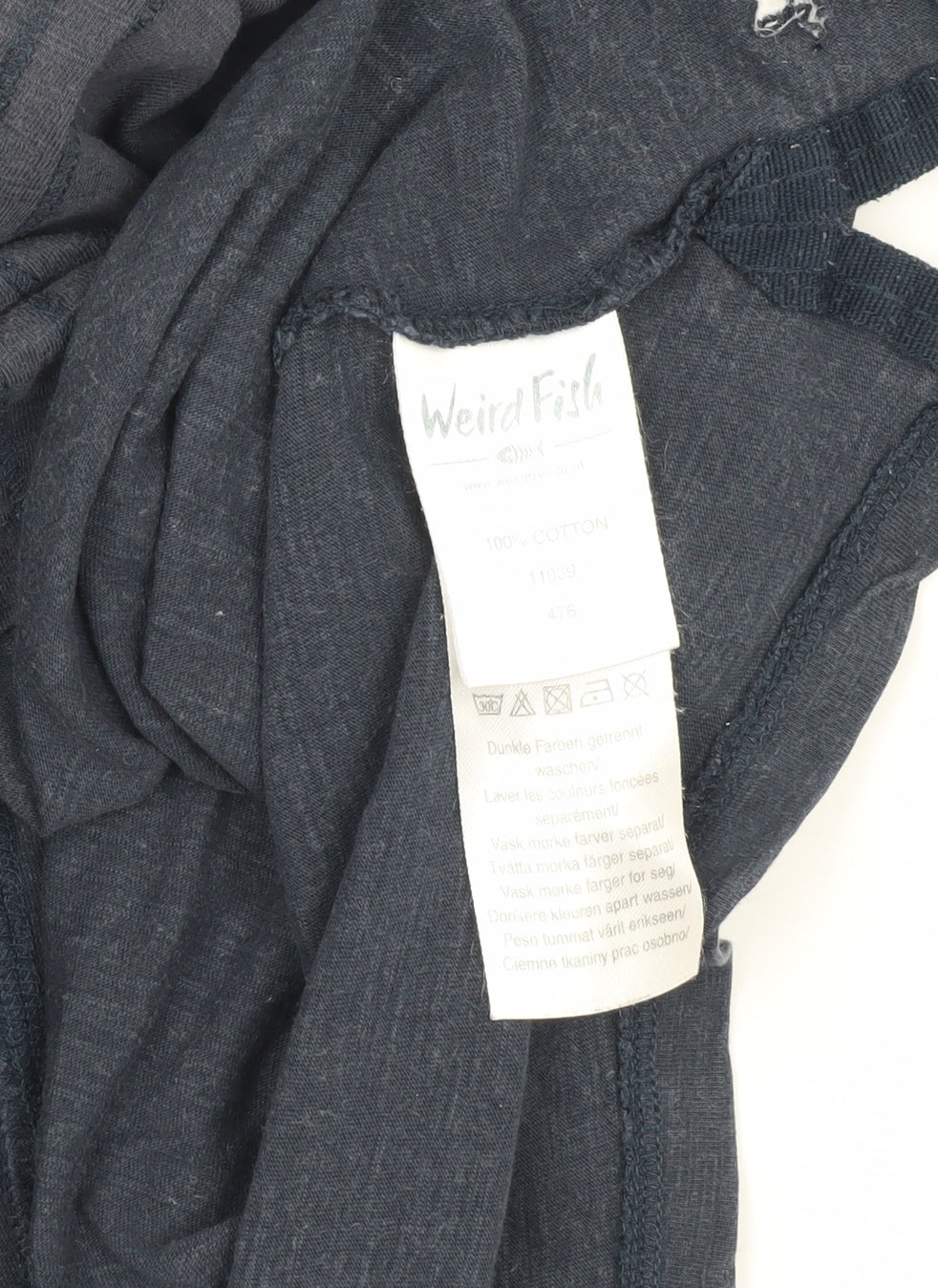 Womens UK Size 12 Weird Fish Blue  Tank