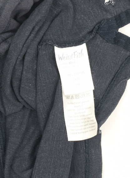 Womens UK Size 12 Weird Fish Blue  Tank