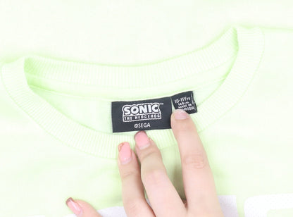 Sega Boys Sonic Graphic Pullover Sweatshirt - Multicoloured, 10-11Y