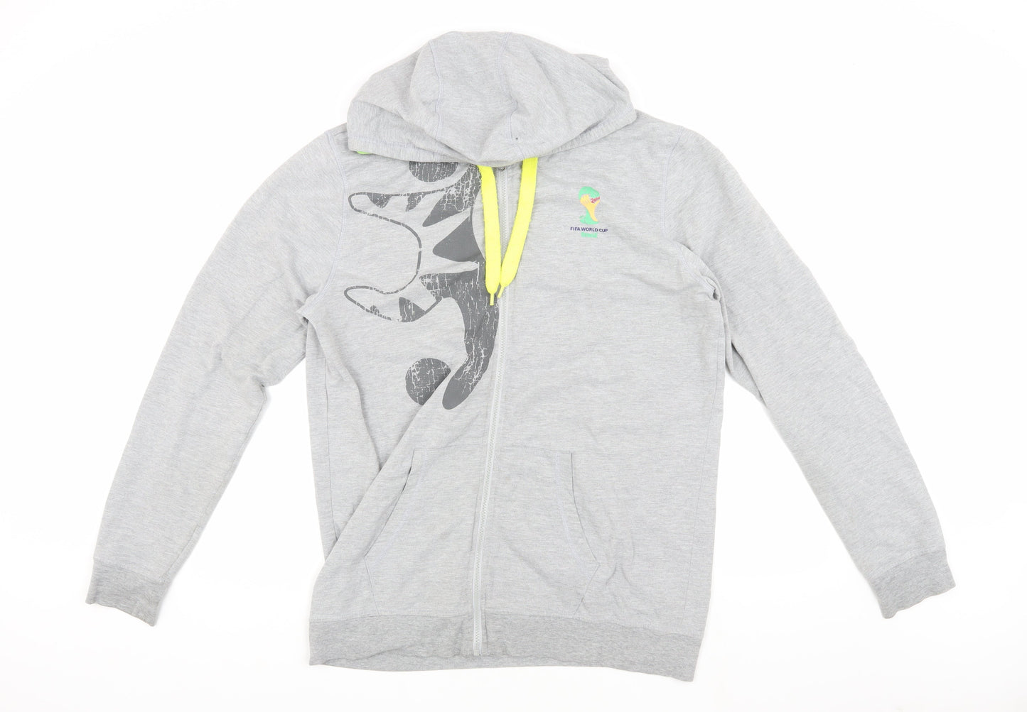Mens UK Size 3XS FIFA World Cup Grey Basic Jacket