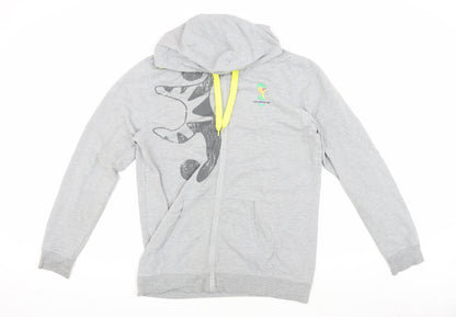 Mens UK Size 3XS FIFA World Cup Grey Basic Jacket