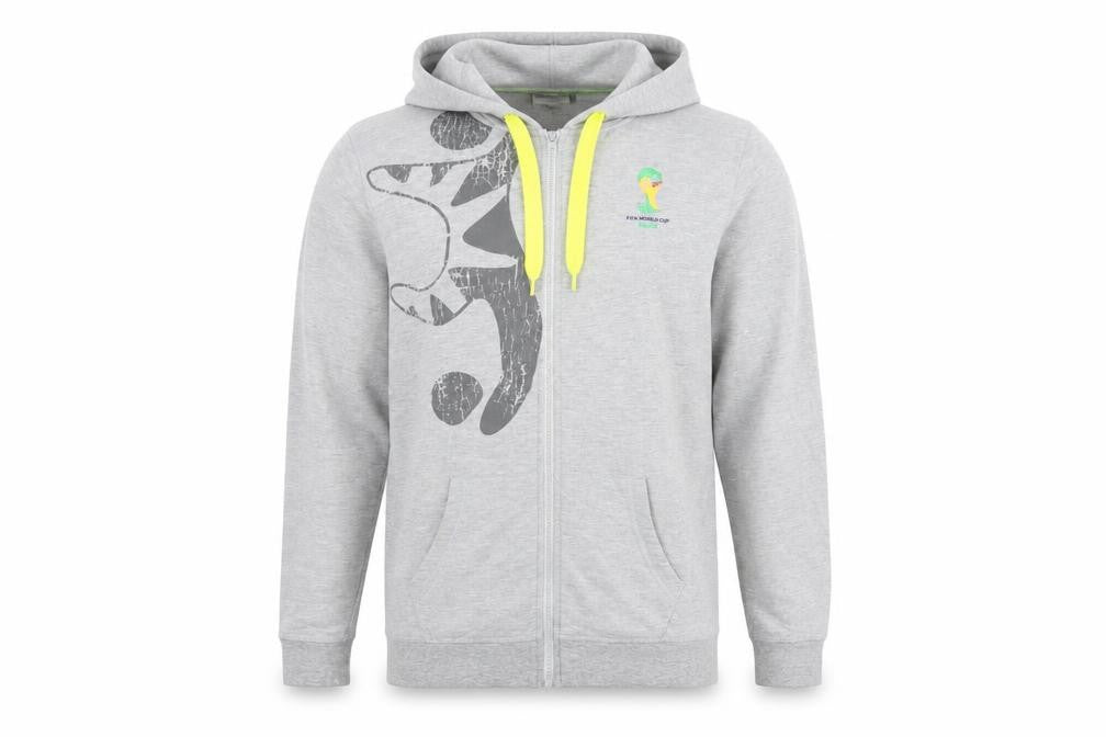 Mens UK Size 3XS FIFA World Cup Grey Basic Jacket