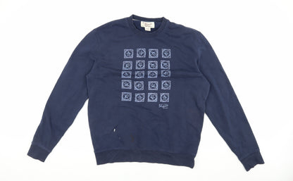 Mens UK Size XL Original Penguin Blue Pullover Sweatshirt