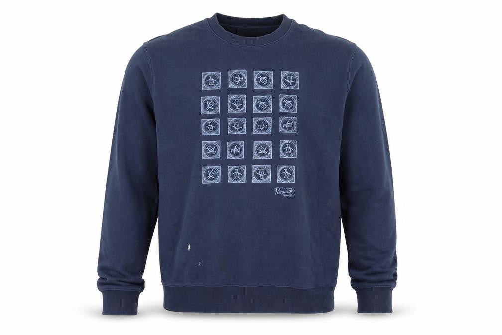 Mens UK Size XL Original Penguin Blue Pullover Sweatshirt