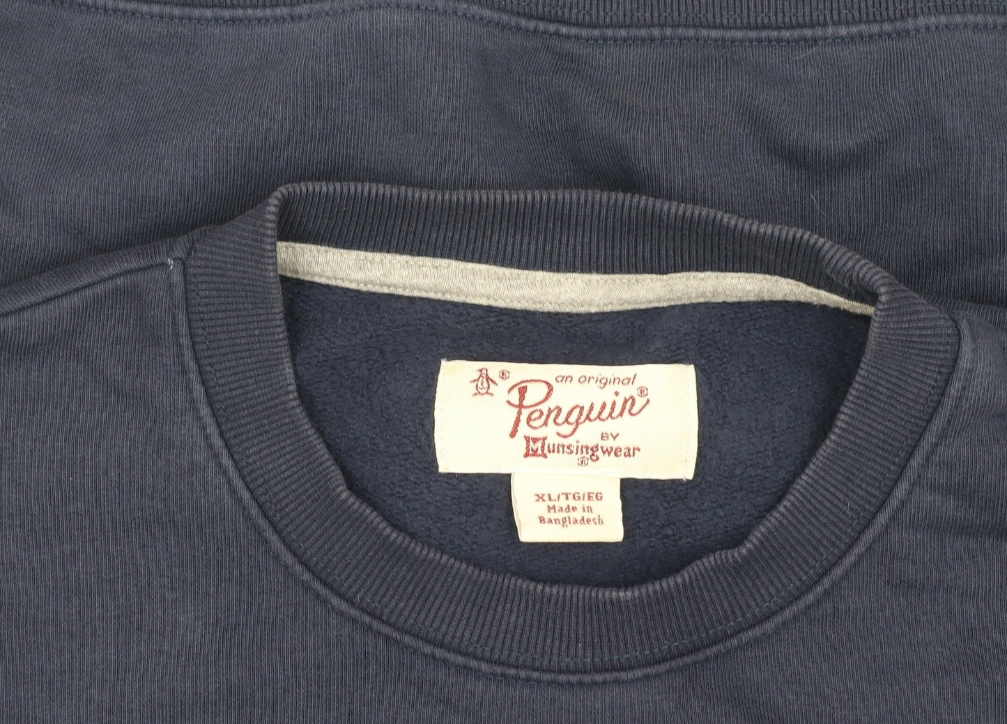 Mens UK Size XL Original Penguin Blue Pullover Sweatshirt