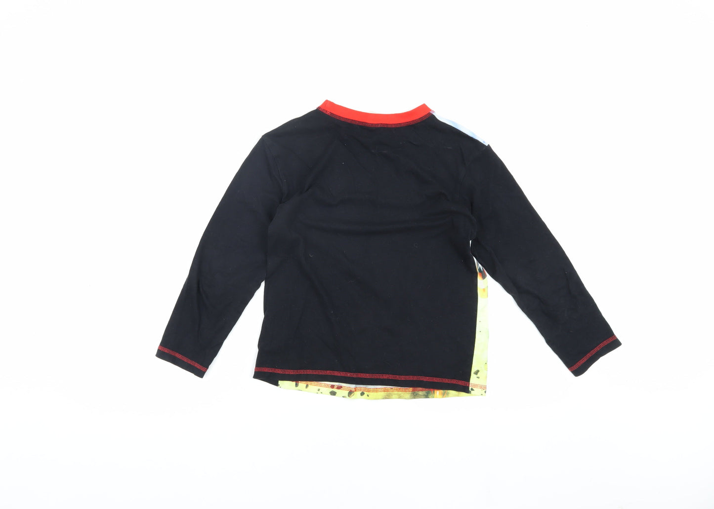 Marvel Boys Black Avengers T-Shirt, 9-10 Years, Long Sleeve