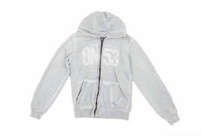 Mens UK Size S Geographical Norway Grey Basic Jacket