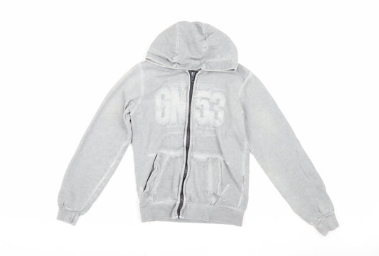 Mens UK Size S Geographical Norway Grey Basic Jacket