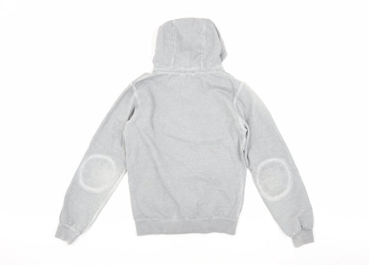 Mens UK Size S Geographical Norway Grey Basic Jacket