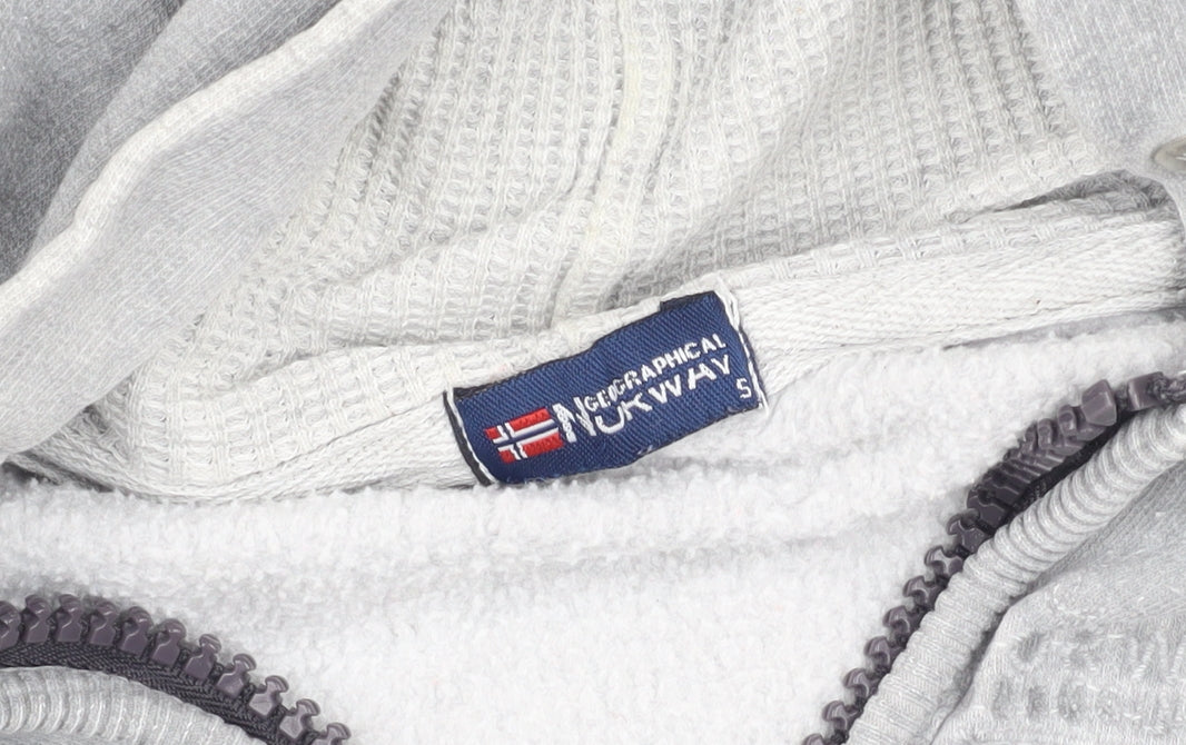 Mens UK Size S Geographical Norway Grey Basic Jacket