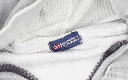 Mens UK Size S Geographical Norway Grey Basic Jacket