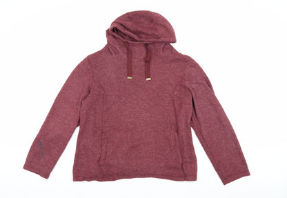 Regatta Women's Red Pullover Hoodie Size 16