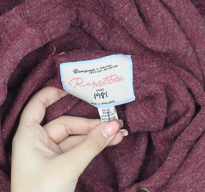 Regatta Women's Red Pullover Hoodie Size 16