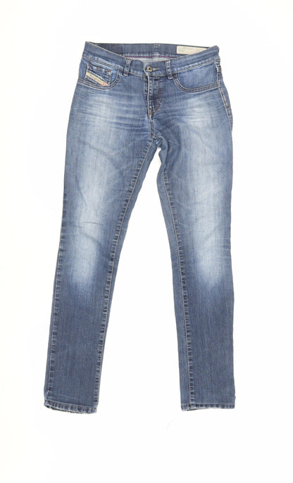 Diesel Women's Slim Blue Jeans Size 6 Low Rise
