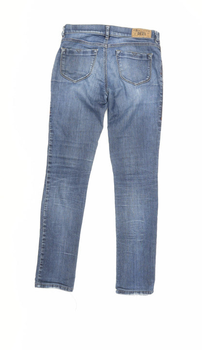 Diesel Women's Slim Blue Jeans Size 6 Low Rise