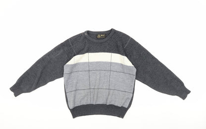 Unisex Adults UK Size 12 Wolsey Grey Pullover Jumper