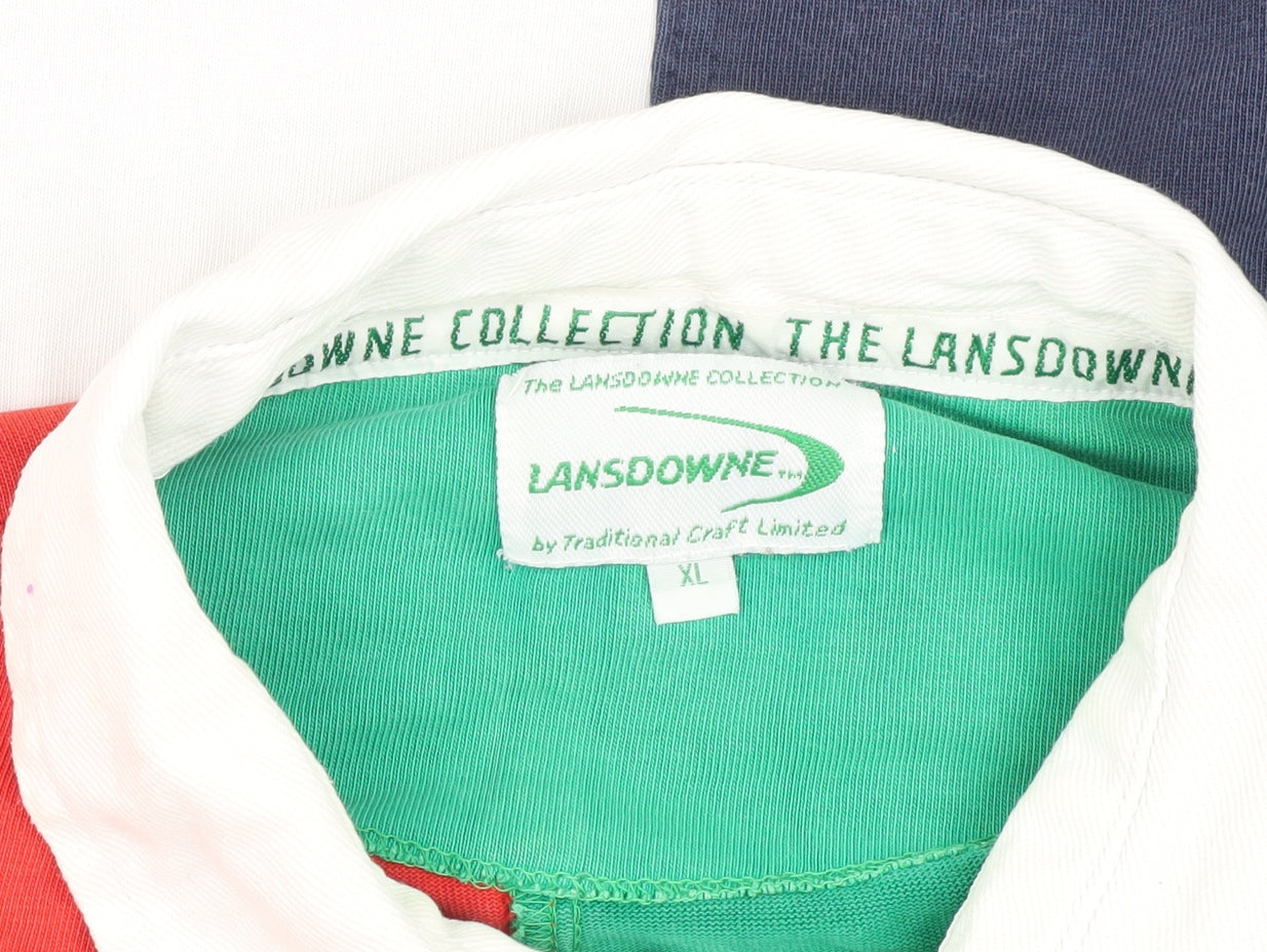 Lansdowne Men's Multicoloured Rugby Polo XL