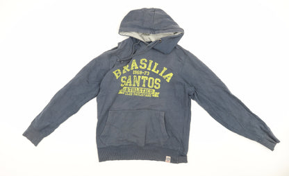 Deluxe Laundry Men's Blue Graphic Hoodie S