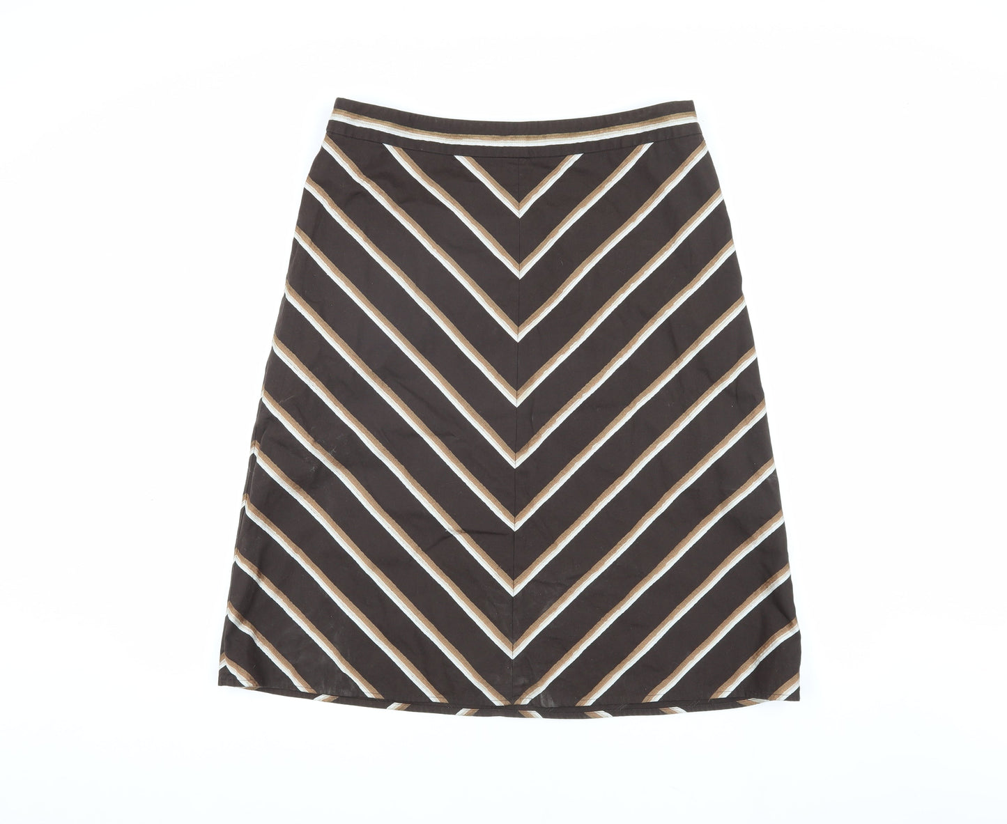 Banana Republic Women's Brown A-Line Skirt Size 12