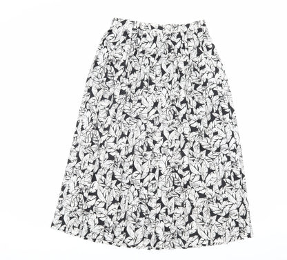 Eastex Women's Black Geometric Skirt Size 10