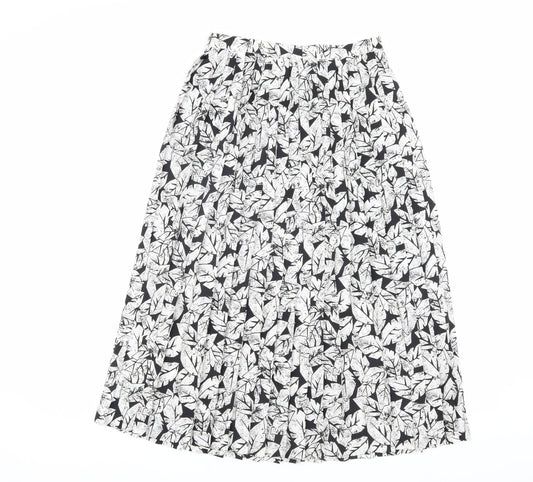 Eastex Women's Black Geometric Skirt Size 10