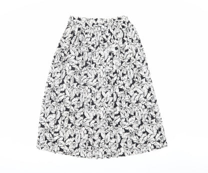 Eastex Women's Black Geometric Skirt Size 10