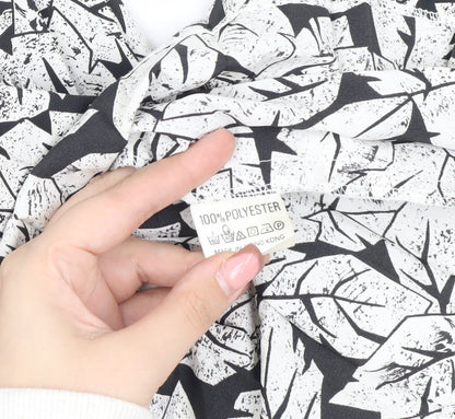 Eastex Women's Black Geometric Skirt Size 10