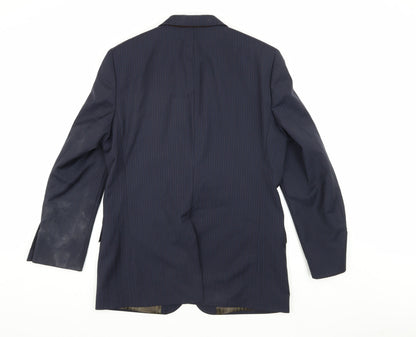 Mens UK Size 40 Ted Baker Regular Blue Suit Jacket