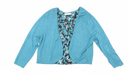 Womens UK Size S Windsmoor Blue Cardigan Jumper