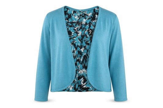 Womens UK Size S Windsmoor Blue Cardigan Jumper