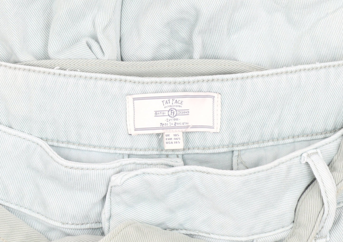 Fat Face Women's Blue Cargo Trousers Size 18