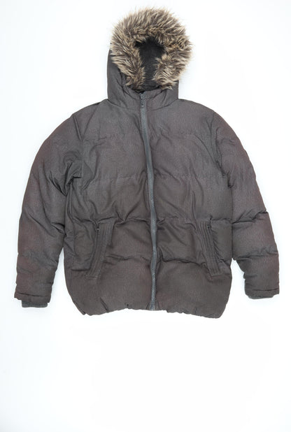 Mens UK Size S SoulCal & Co Grey Puffer Jacket