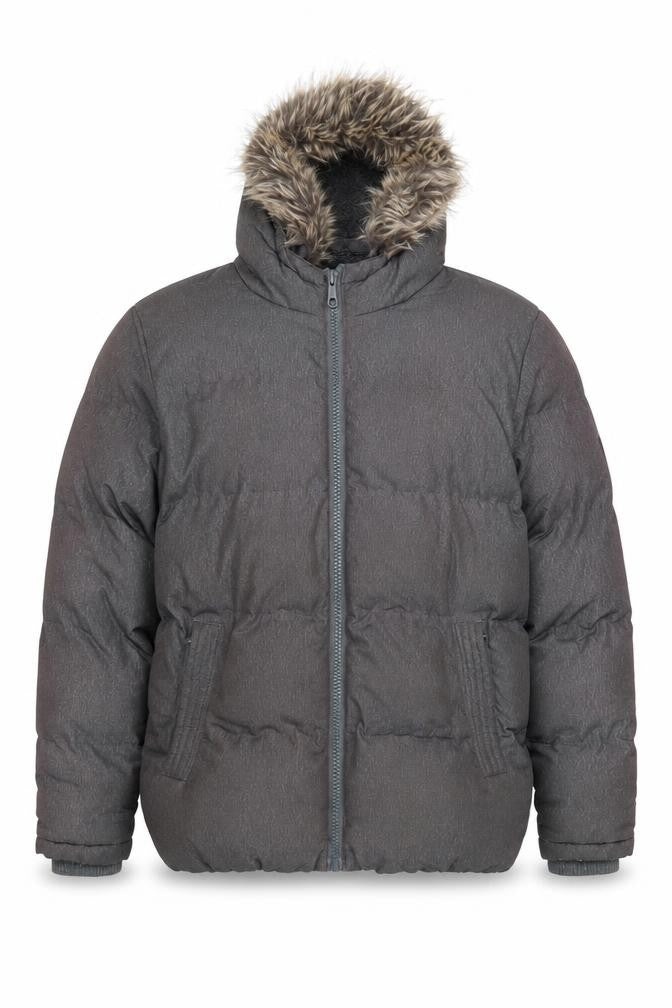 SoulCal Men's Grey Puffer Jacket S