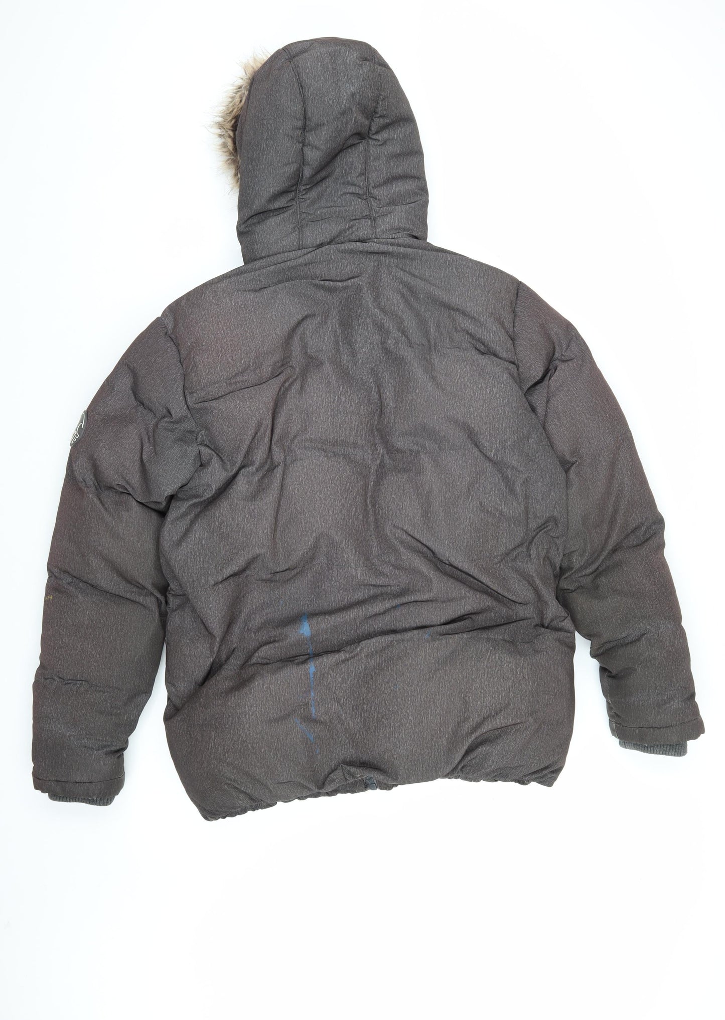 Mens UK Size S SoulCal & Co Grey Puffer Jacket