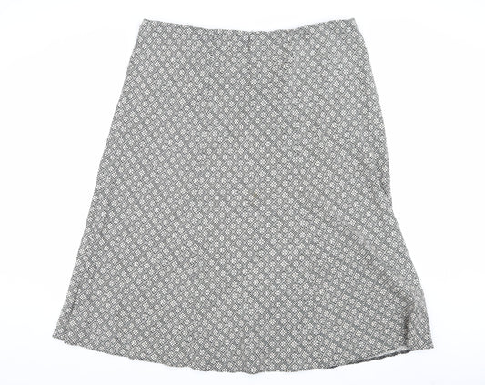 Marks and Spencer Women's A-Line Geometric Skirt, Size 22