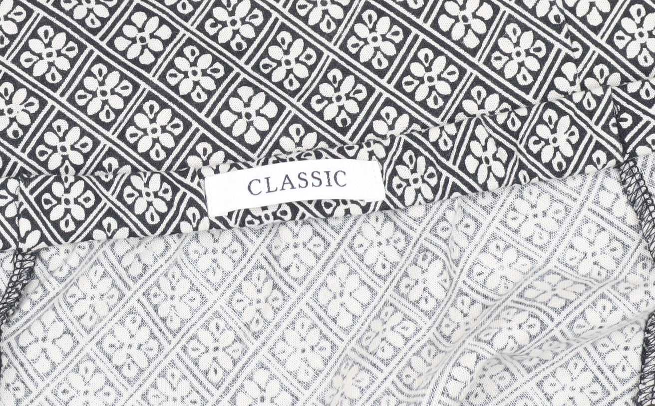 Marks and Spencer Women's A-Line Geometric Skirt, Size 22