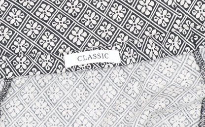 Marks and Spencer Women's A-Line Geometric Skirt, Size 22