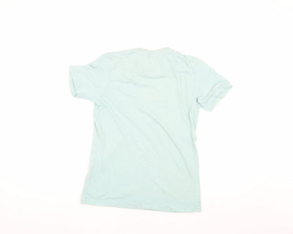 Defend Boys Blue Cotton T-Shirt, Size 13-14 Years