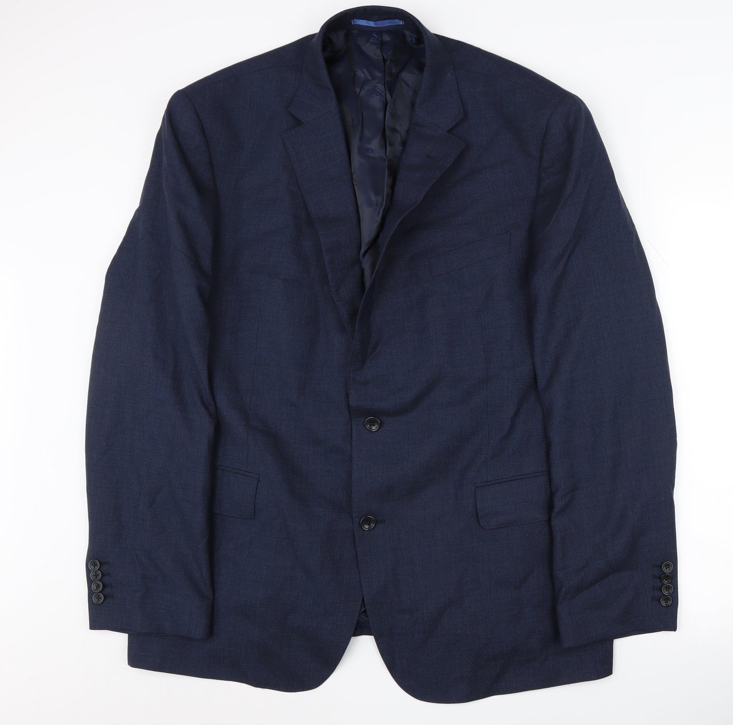Mens UK Size 48 Charles Tyrwhitt Regular Blue Suit Jacket