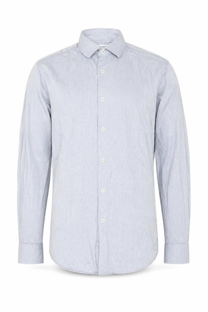 T.M. Lewin Men's Blue Long Sleeve Shirt, Size 16