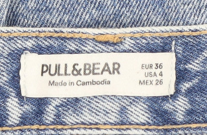Pull & Bear Women’s Blue Straight Jeans, Size 8