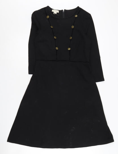Monsoon Women's Black A-Line Dress Size 8
