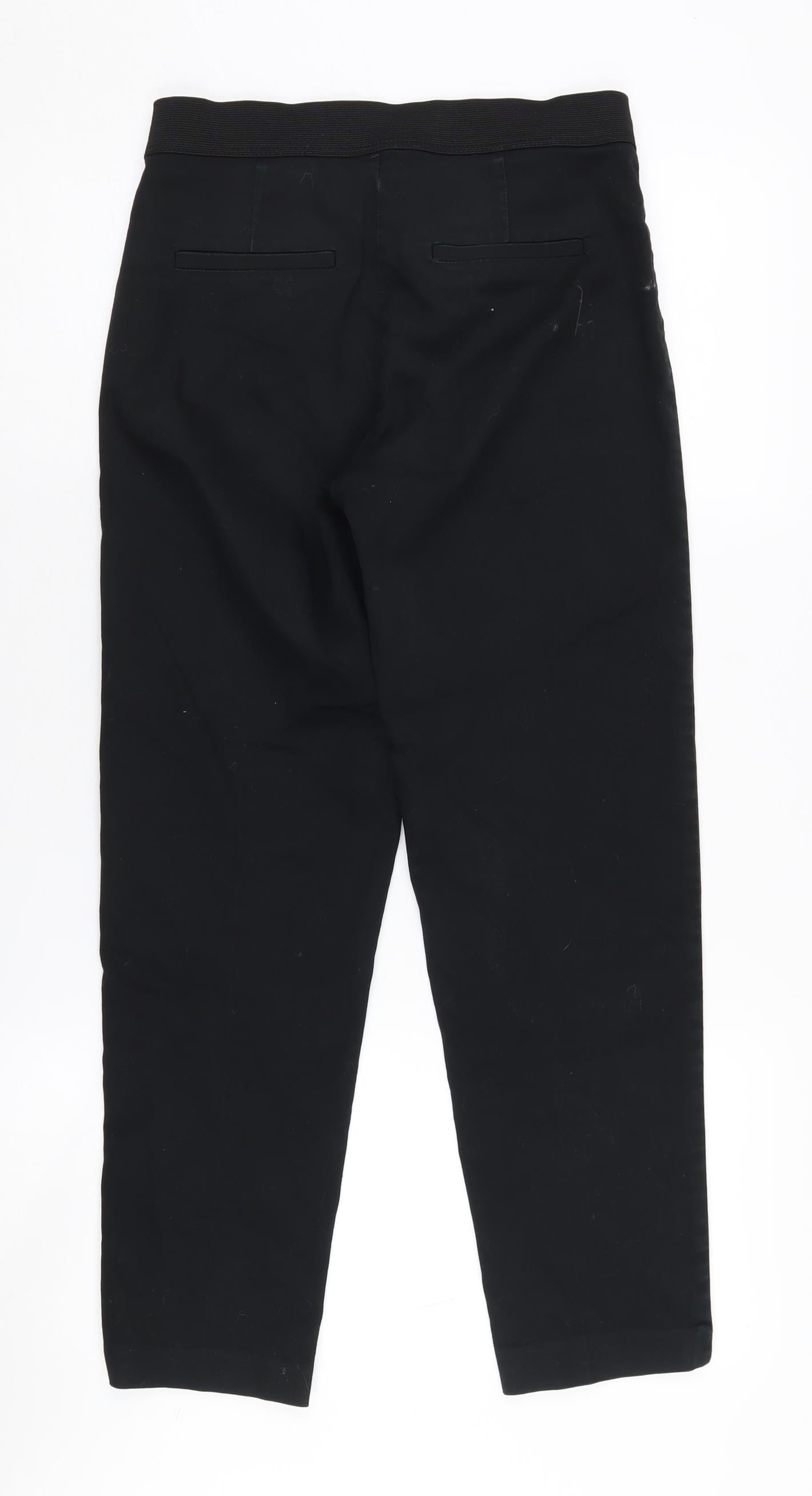 LC Waikiki Women’s Black Trousers Size 8 Elastic Waist