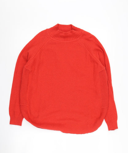 Womens UK Size 10 Warehouse Red Pullover Jumper