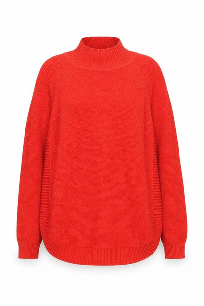 Womens UK Size 10 Warehouse Red Pullover Jumper